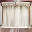 Ivory Sheer Backdrop Drape â€“ 5ft x 14ft Wedding Arch & Ceiling Decor Panel, Wrinkle Free with Soft Shimmer