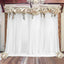 White Sheer Backdrop Drape â€“ 5ft x 14ft Wedding Arch & Ceiling Decor Panel, Wrinkle Free with Soft Shimmer