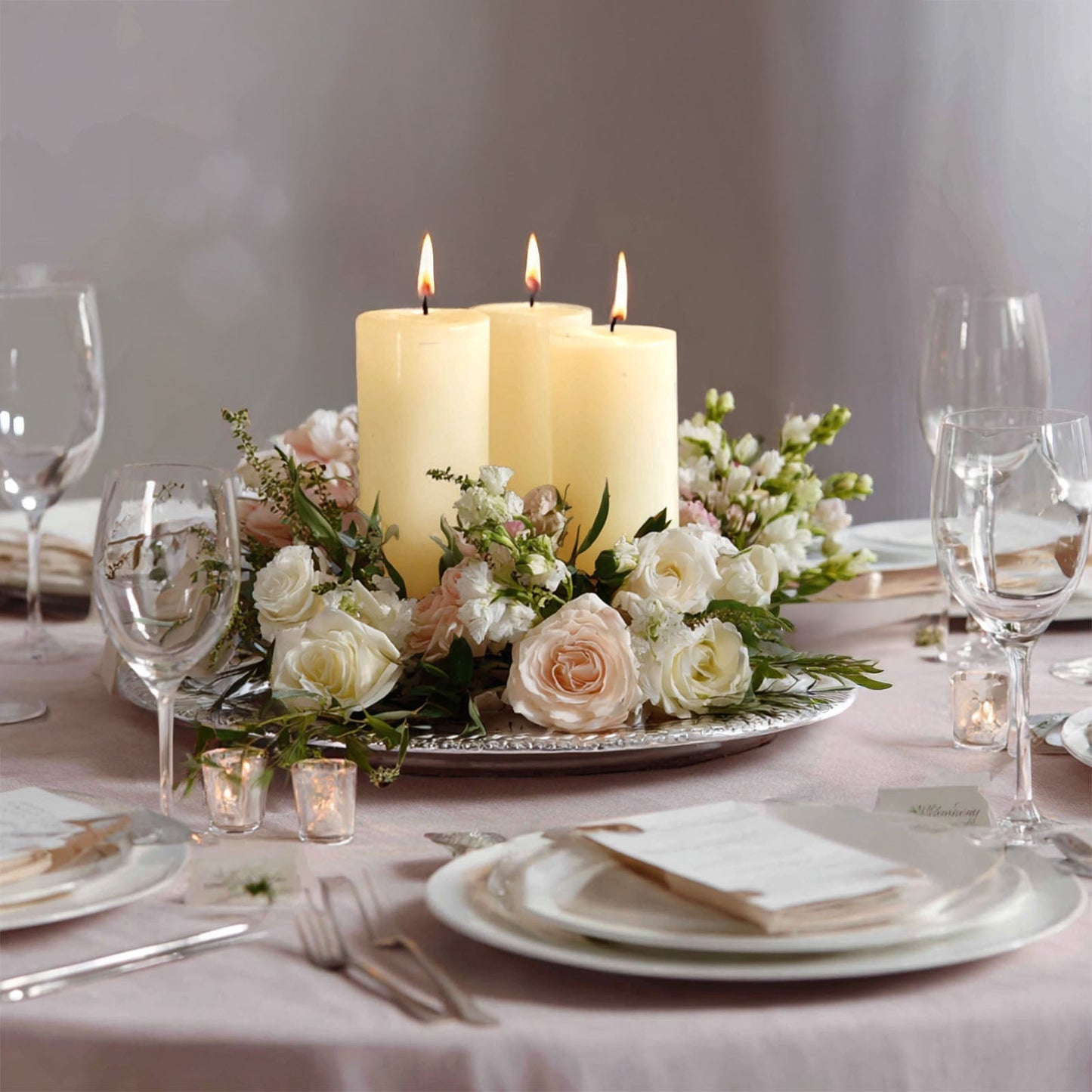 6-Pack Unscented Dripless Pillar Candles â€“ 3’’x6’’ Ivory Paraffin Wax with Smokeless Cotton Wicks Clean &