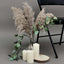 6 Stems Natural Dried Pampas Grass Decor Natural Tint - Versatile Plant Sprays for Boho Chic Vase Displays Backdrops & Event Styling 32"