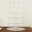 6-Tier Acrylic Round Cupcake Stand Clear for Special Events & Catering Displays 22"
