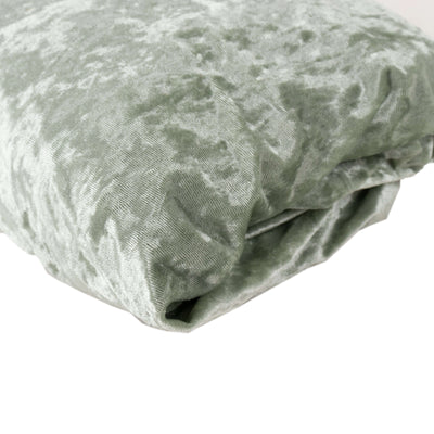 65’’x5 Yards Sage Green Crushed Velvet Fabric Bolt DIY Craft Fabric Roll - Fabrics