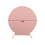 7.5ft Matte Dusty Rose Round Spandex Fit Party Backdrop Stand Cover