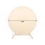 7.5ft Matte Beige Round Spandex Fit Party Backdrop Stand Cover