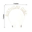 7’’ Silver Metal Rhinestone ’Birthday Girl’ Tiara Diamond Crown Headband - Decorations