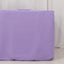 Fitted Polyester 72"x30" Rectangle Tablecloth Lavender Lilac - Durable Table Cover