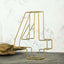 8" Tall Gold Freestanding 3D Decorative Metal Wire Numbers, Wedding Table Numbers -4