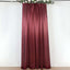 8ftx10ft Burgundy Satin Event Curtain Drapes, Backdrop Event Panel