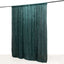 Hunter Emerald Green Crushed Velvet Backdrop Curtain â€“ 8ft x 8ft Event Drape with Rod Pocket, Privacy Panel for Photo Booths & Events