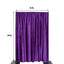 Purple Crushed Velvet Backdrop Curtain â€“ 8ft x 8ft Event Drape with Rod Pocket, Privacy Panel for Photo Booths & Events