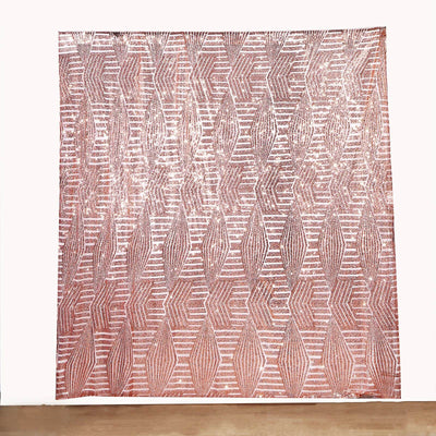 8ftx8ft Rose Gold Geometric Sequin Event Curtain Drapes with Satin Backing Seamless Opaque Sparkly Backdrop Event Panel