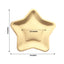 25-Pack Paper Star Shaped Dinner Plates Matte Gold - Eco-friendly Disposable 300GSM Party Plates for Starry-Themed Events 9"