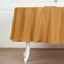 Polyester 90" Round Tablecloth Gold - Stain and Wrinkle-Resistant Table Cover for Party & Gatherings