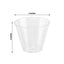 25-Pack Plastic Party Cups Clear Crystal - Stylish Short Disposable Glasses 9oz