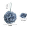 2 Pack 7" Dusty Blue Artificial Silk Rose Kissing Ball, Faux Flower Ball
