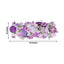 Pre-Arranged Silk Flower Table Runner 40"x16" Mixed Lavender Lilac â€“ Roses, Hydrangeas, Chrysanthemums & Peonies for Wedding Table & Arch Decor