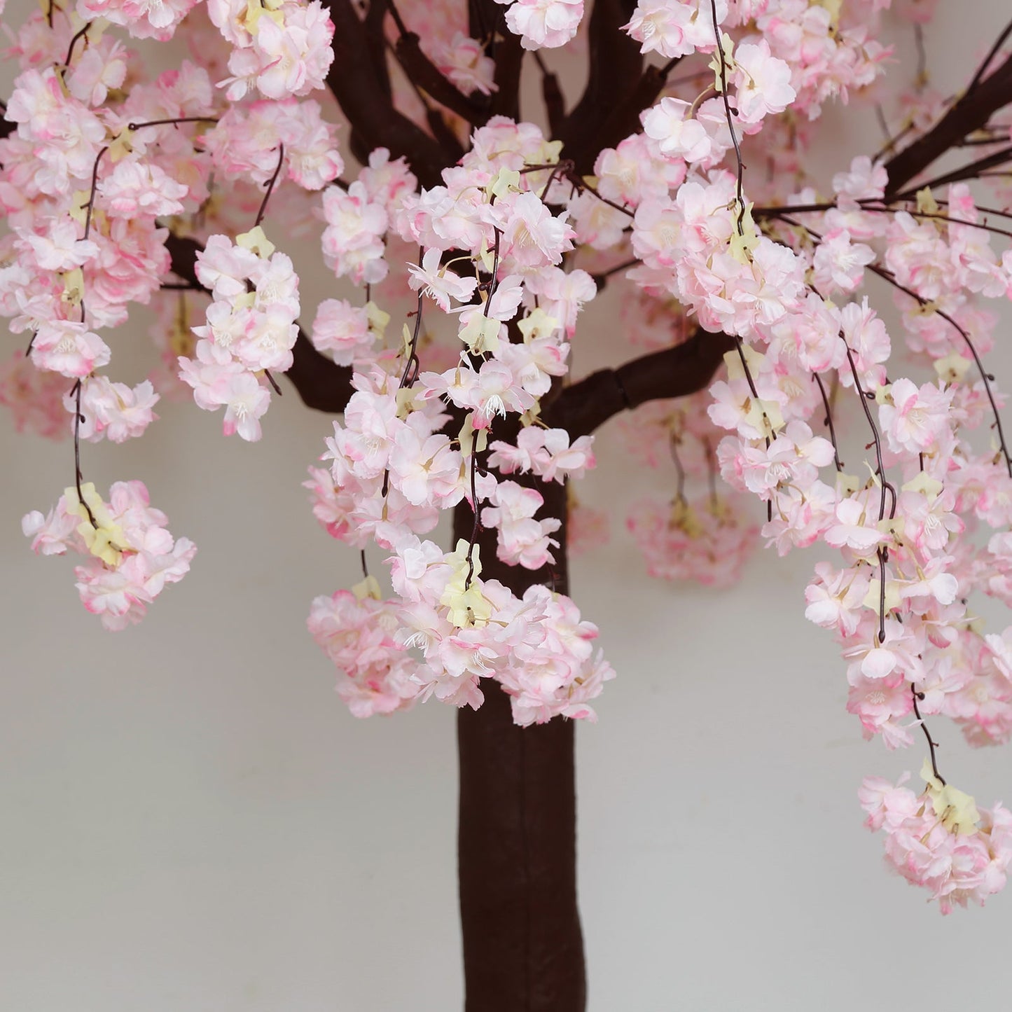 8ft Artificial Cherry Blossom Tree Blush â€“ Silk Sakura Wishing Tree with Sturdy Metal Base & Realistic Fiberglass Trunk