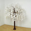 8ft Artificial Cherry Blossom Tree White â€“ Silk Sakura Wishing Tree with Sturdy Metal Base & Realistic Fiberglass Trunk