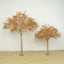 7ft Golden Faux Leaf Trees with Natural-Look Trunks â€“ Floor DÃ©cor for Venues & Events