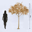 7ft Golden Faux Leaf Trees with Natural-Look Trunks â€“ Floor DÃ©cor for Venues & Events