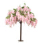 5ft Freestanding Blush Wisteria Artificial Tree â€“ Cascading Silk Flower Display for Weddings & Events
