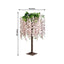 Blush Artificial Wisteria Tree â€“ 4ft Cascading Silk Flowers with Natural Trunk for Weddings, Receptions & Event Centerpieces