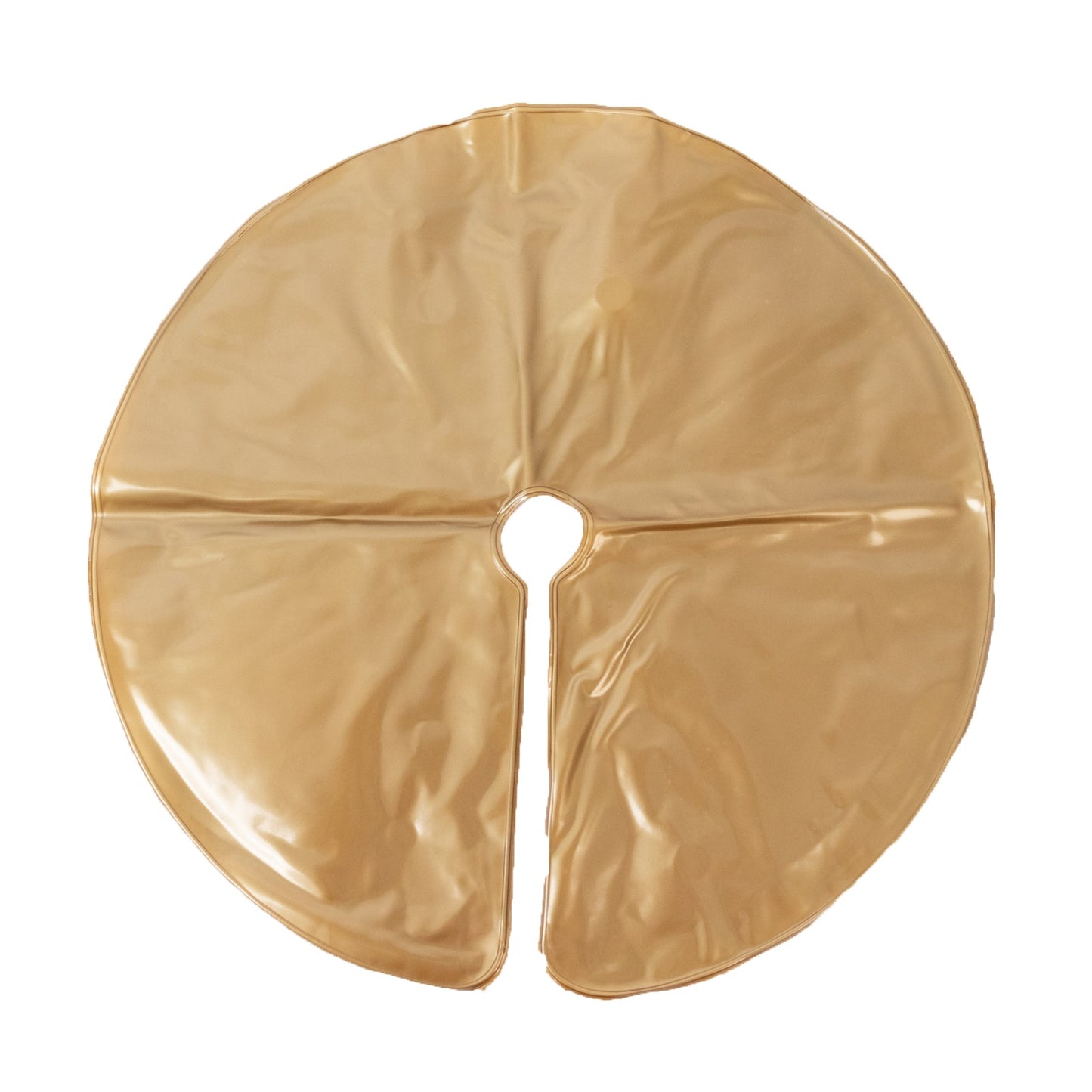 4 Pack 14" Metallic Gold Water Bags â€“ Heavy Duty Reusable PVC Fillable Base Weights for Balloon Columns & Arch Stand Support