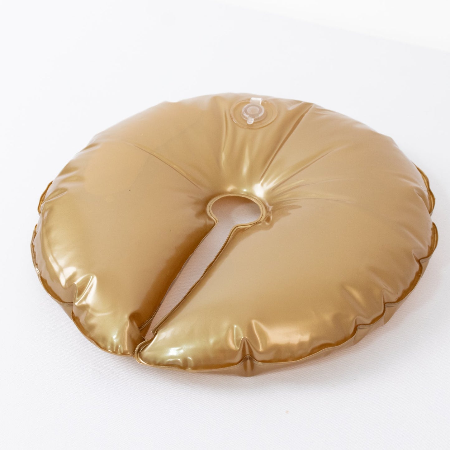 4 Pack 14" Metallic Gold Water Bags â€“ Heavy Duty Reusable PVC Fillable Base Weights for Balloon Columns & Arch Stand Support