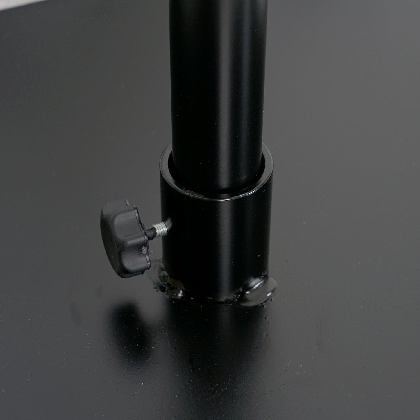 Black Heavy Duty Metal Backdrop Stand â€“ 10ft x 20ft Pipe & Drape Adjustable Photography Background Stand with 3 Flat Steel Bases