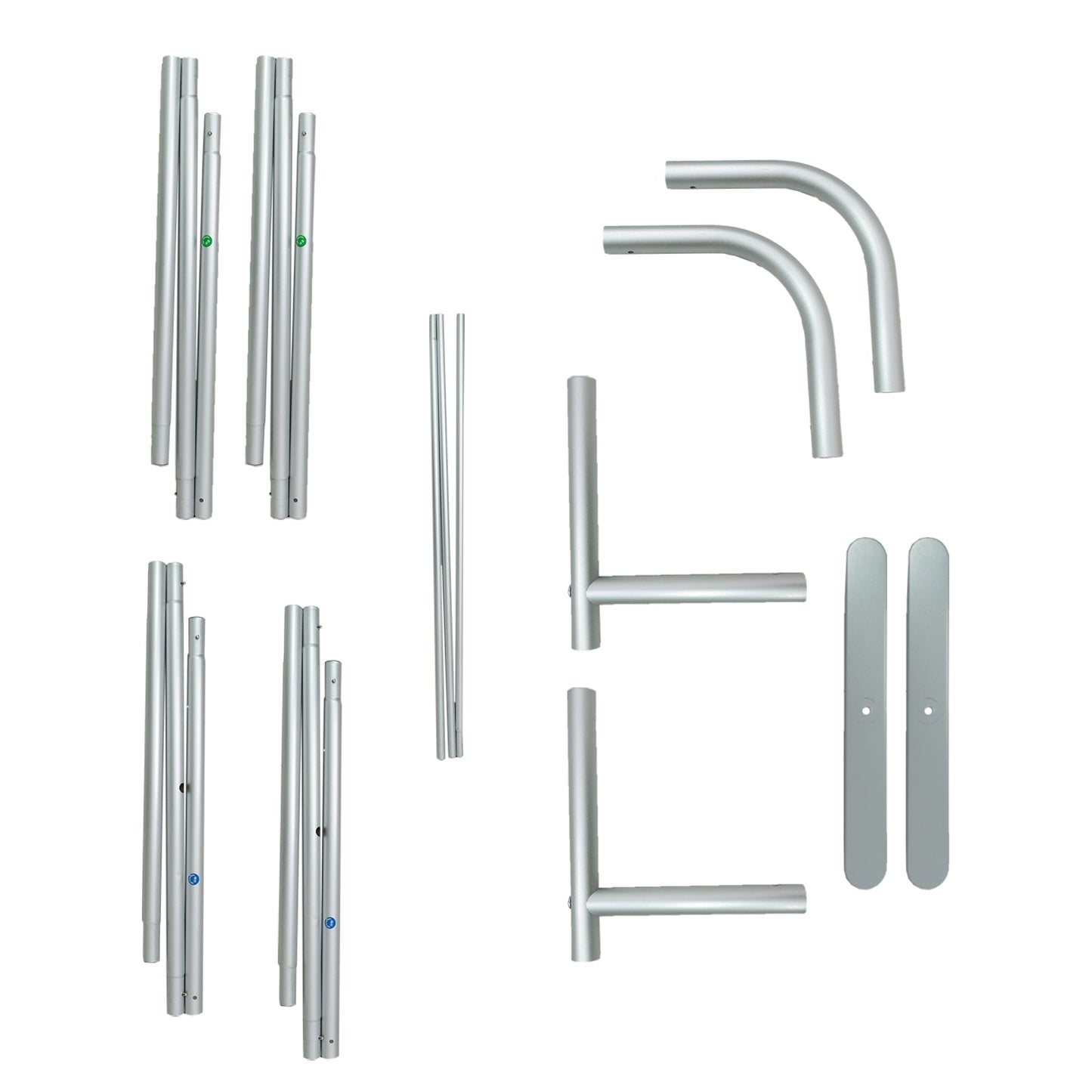 Pillowcase Backdrop Stand in Aluminum 8ft x 8ft â€“ Portable Rounded Corner Tension Fabric Pillowcase Display Stand for Exhibits & Photography