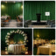 8ftx8ft Green Fringe Shag Polyester Event Drapery Panel, Minky Fabric Divider Backdrop Curtain