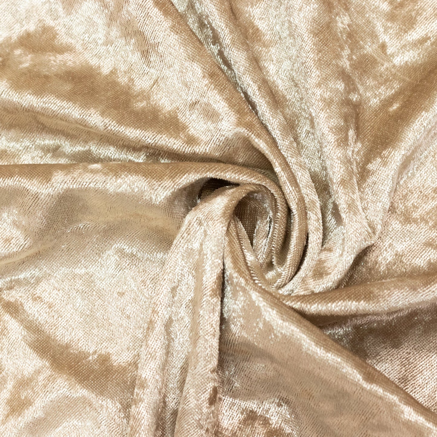 Beige Crushed Velvet Backdrop Curtain â€“ 5ft x 10ft Event Drape with Rod Pocket, Privacy Panel for Photo Booths & Events
