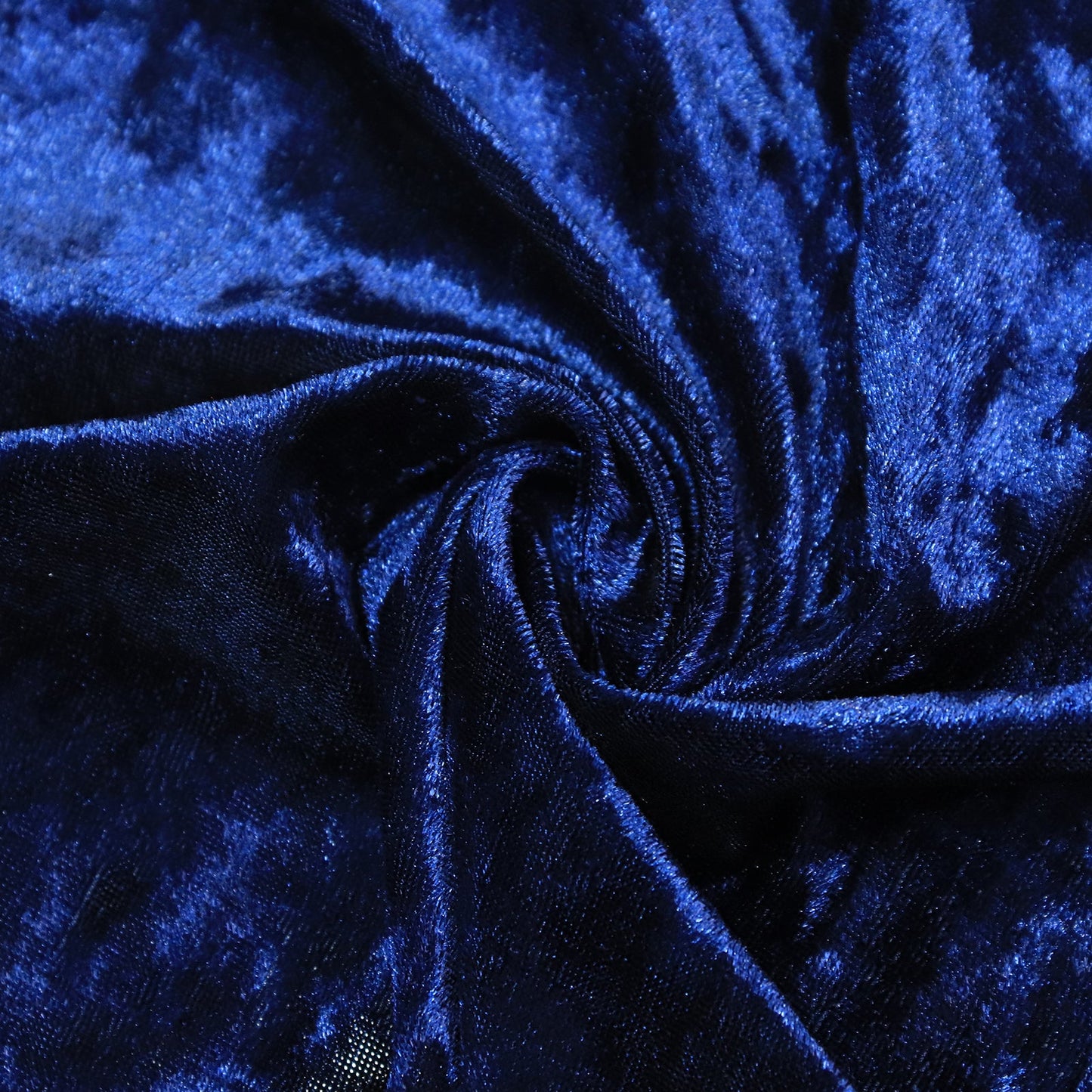 Navy Blue Crushed Velvet Backdrop Curtain â€“ 5ft x 12ft Event Drape with Rod Pocket, Privacy Panel for Photo Booths & Events