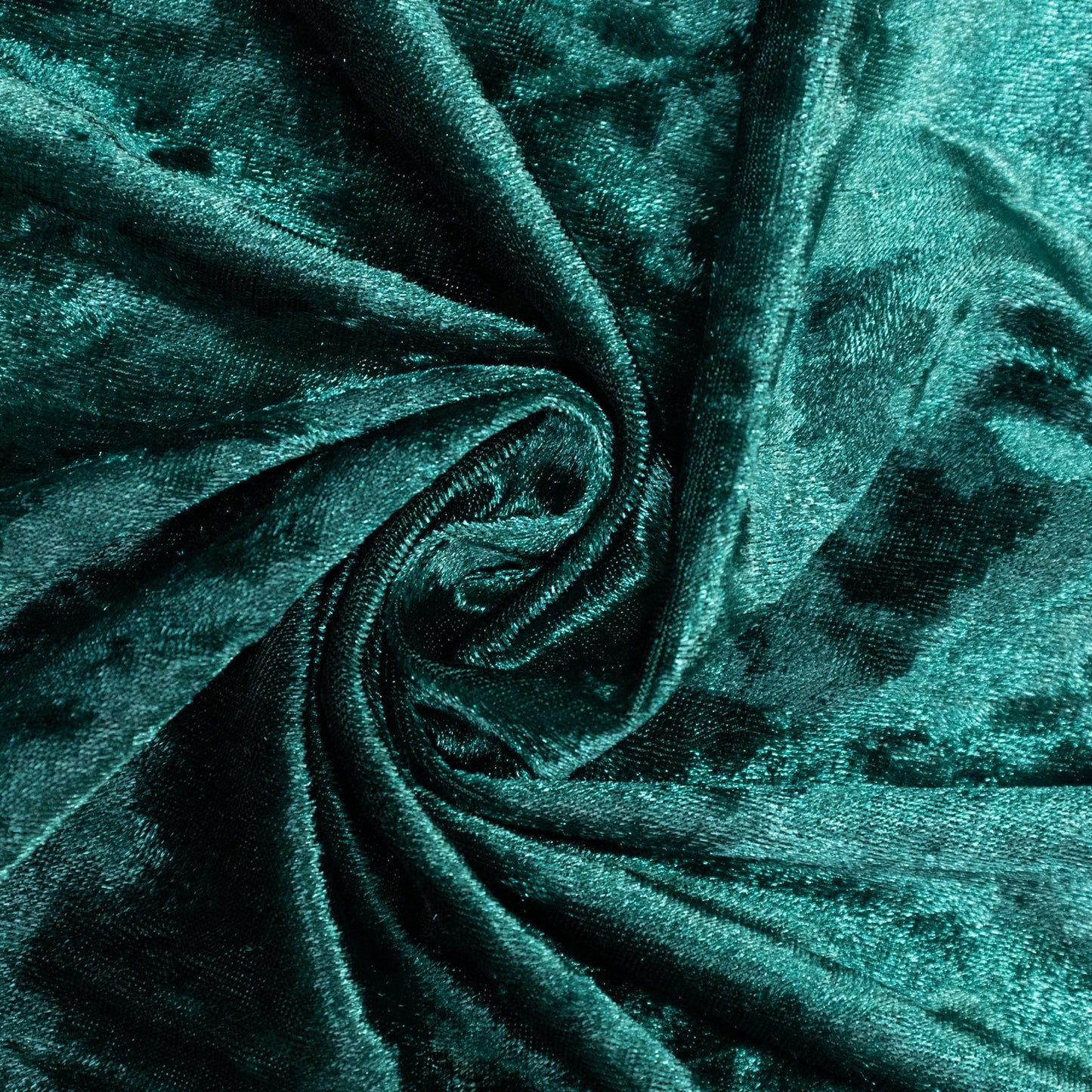 Hunter Emerald Green Crushed Velvet Backdrop Curtain â€“ 5ft x 14ft Event Drape with Rod Pocket, Privacy Panel for Photo Booths & Events