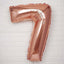 35inch Blush/Rose Gold Mylar Foil Helium/Air Number & Letter Balloons