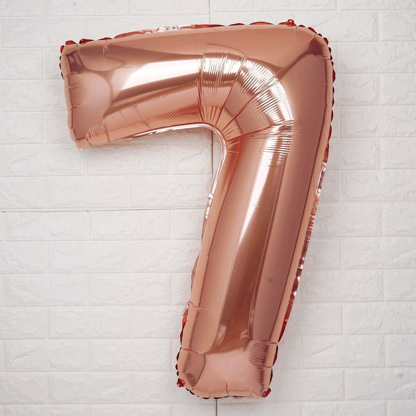 35inch Blush/Rose Gold Mylar Foil Helium/Air Number & Letter Balloons