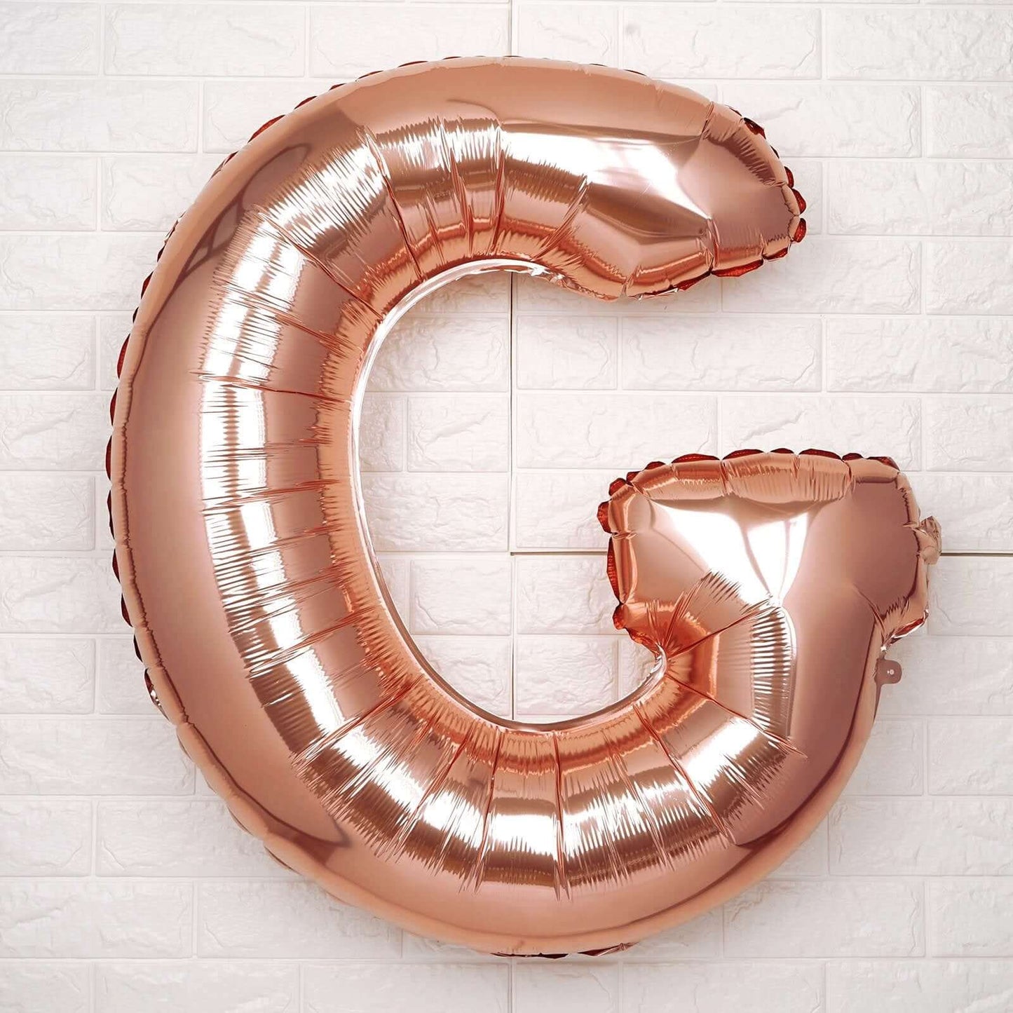 35inch Blush/Rose Gold Mylar Foil Helium/Air Number & Letter Balloons