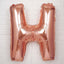 35inch Blush/Rose Gold Mylar Foil Helium/Air Number & Letter Balloons