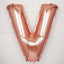 35inch Blush/Rose Gold Mylar Foil Helium/Air Number & Letter Balloons