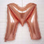 35inch Blush/Rose Gold Mylar Foil Helium/Air Number & Letter Balloons
