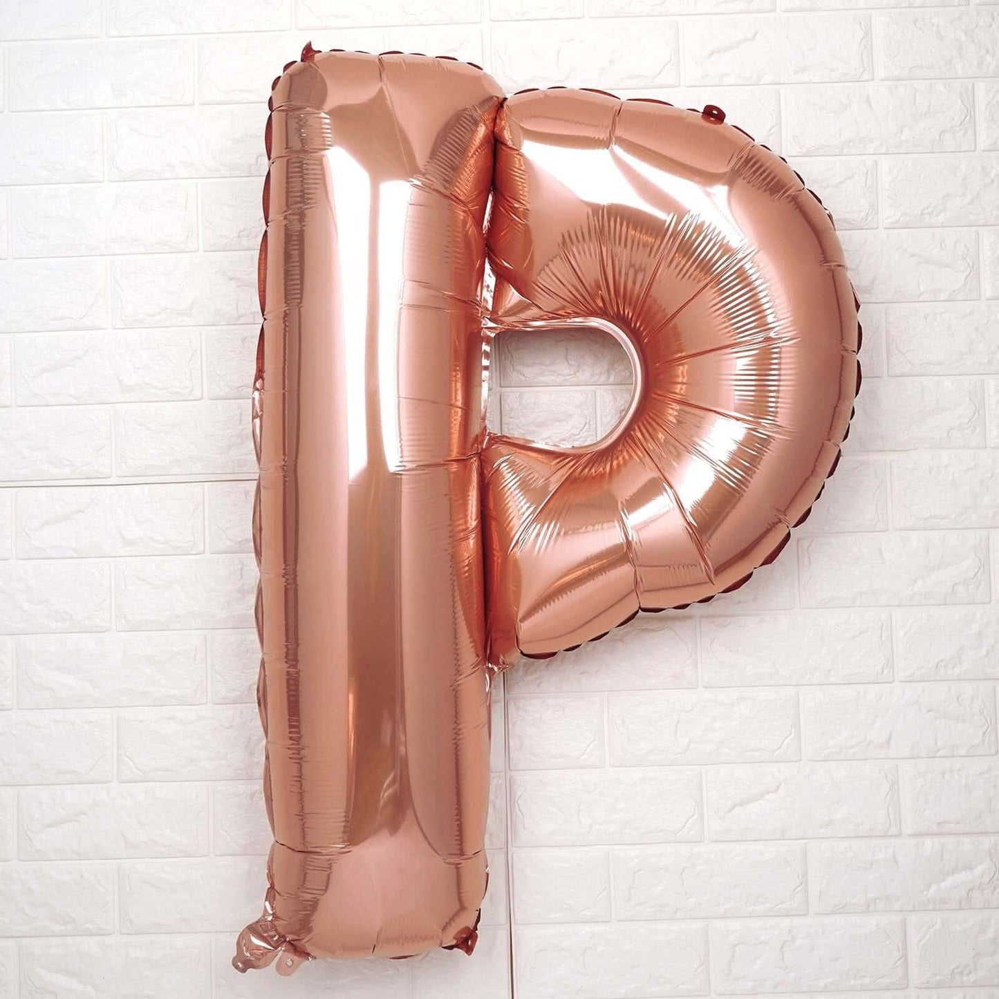 35inch Blush/Rose Gold Mylar Foil Helium/Air Number & Letter Balloons