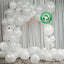 Set of 110 Pearl White Balloon Garland Kit â€“ Biodegradable Extra Strong Latex Balloons for Party Arch DÃ©cor