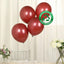 50 Pack Matte Pastel Burgundy Biodegradable Balloons 12", Round Eco-friendly Thick Latex Party Balloons