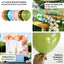 50 Pack Matte Pastel Hunter Emerald Green Biodegradable Balloons 12", Round Eco-friendly Thick Latex Party Balloons