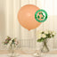 5 Pack Large Matte Pastel Blush Biodegradable Balloons, 36" Round Eco-friendly Thickened Latex Party Balloons