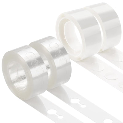 Balloon Arch Kit for Party Decorations â€“ Clear Balloon Tape Strips & Glue Dot Rolls â€“ 10 Rolls Each, 160ft Tape, 1000 Dots