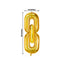 30-Pack 24" Gold Chain Foil Balloons â€“ Jumbo Link Mylar Balloons for 90s Hip Hop Party Arches Up to 44ft Long Balloon Chain