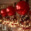 4-Pack Metallic Red Sphere Balloons, 39" Orbz Mylar Balloons Helium or Air-Filled Party Supplies