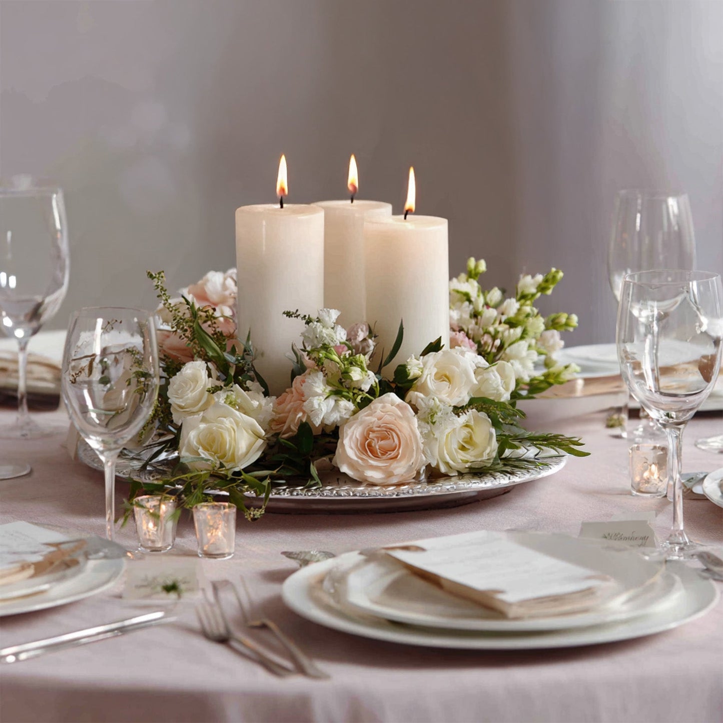 6-Pack Unscented Dripless Pillar Candles â€“ 3"x6" White Paraffin Wax with Smokeless Cotton Wicks, Clean & Long-Lasting 60-Hour Burn