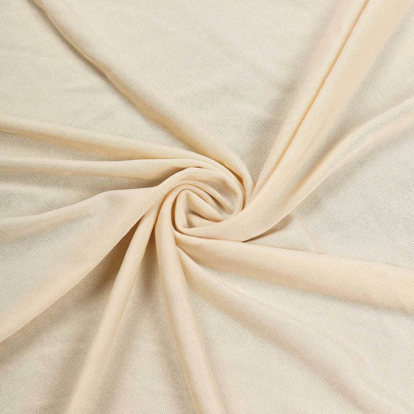 10 Pack Spandex Chair Covers for Banquet Chairs Beige - Durable Reusable Stretch Slip-On Covers